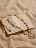 Thumbnail for Gold-Toned White Brass Gold-Plated Necklace - Ruby Raang - Distacart
