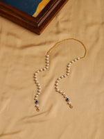 Thumbnail for White Embellished Mask Chain - Ruby Raang - Distacart