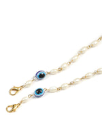 Thumbnail for Gold-Toned Embellished Mask Chain - Ruby Raang - Distacart