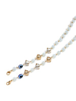 Thumbnail for Gold-Plated Beaded Mask Chain - Ruby Raang - Distacart