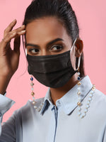 Thumbnail for Gold-Plated Beaded Mask Chain - Ruby Raang - Distacart