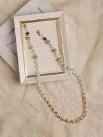 Thumbnail for Gold-Plated Beaded Mask Chain - Ruby Raang - Distacart
