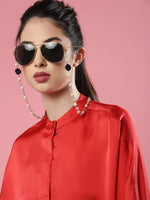 Thumbnail for Beaded Embellished Mask Chain - Ruby Raang - Distacart