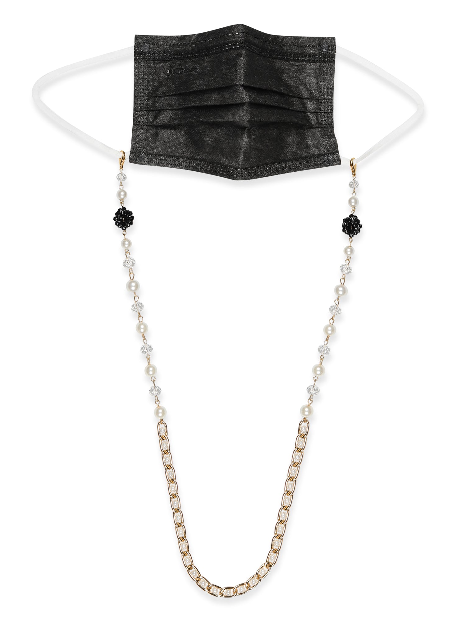 Beaded Embellished Mask Chain - Ruby Raang - Distacart