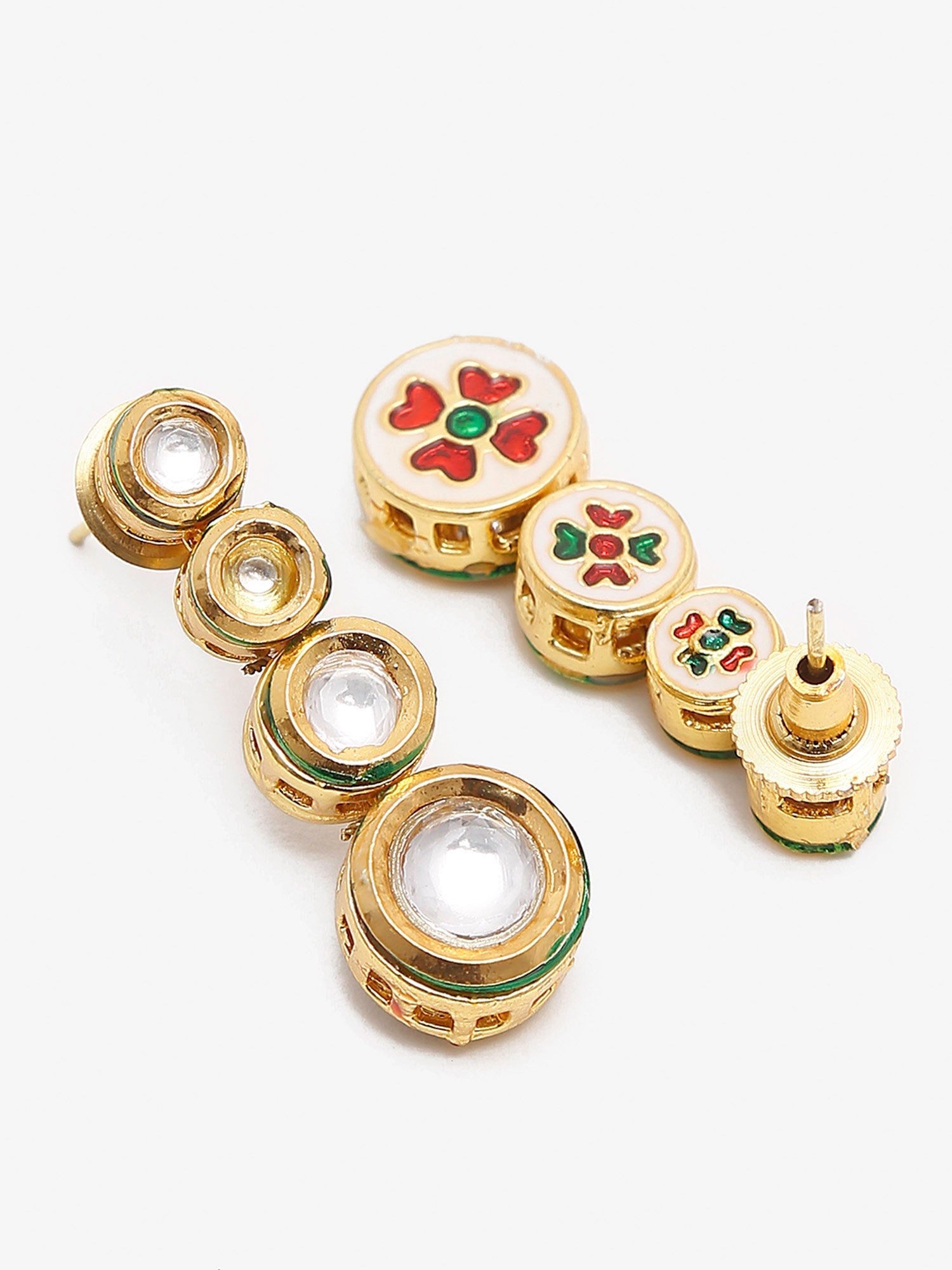 Women's Choker With Earrings - Ruby Raang - Distacart