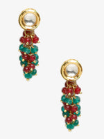 Thumbnail for Multicoloured Contemporary Drop Earrings - Ruby Raang - Distacart