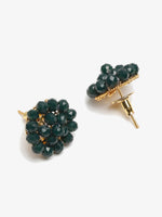 Thumbnail for Green Contemporary Studs Earrings - Ruby Raang - Distacart