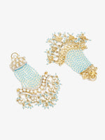 Thumbnail for Blue Contemporary Drop Earrings - Ruby Raang - Distacart