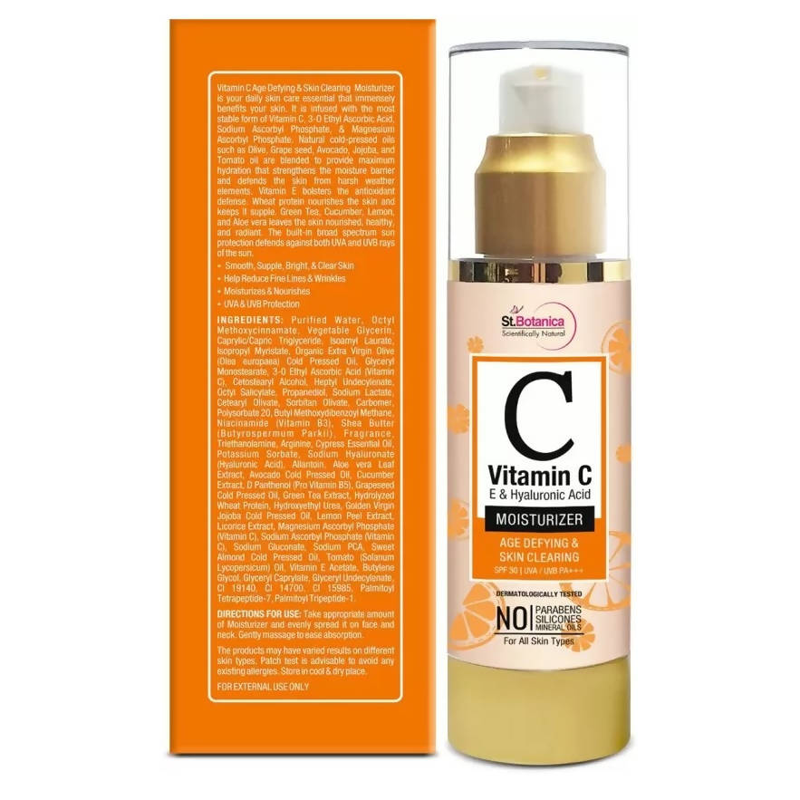 St.Botanica Vitamin C, E & Hyaluronic Acid Moisturizer
