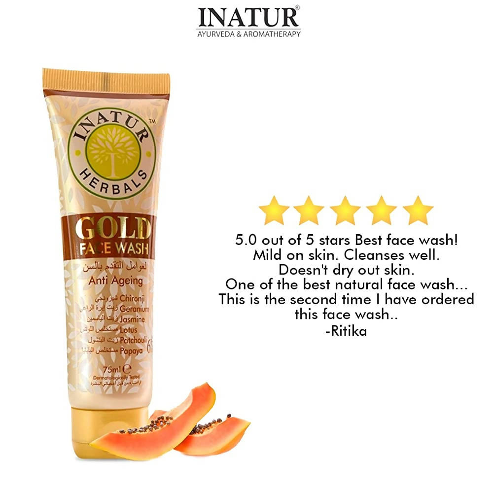 Inatur Gold Face Wash