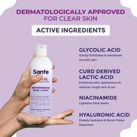 Thumbnail for Sanfe Clear & Confident Glycolic Acid Body Lotion - Distacart