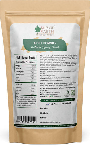 Bliss of Earth Apple Powder - Distacart