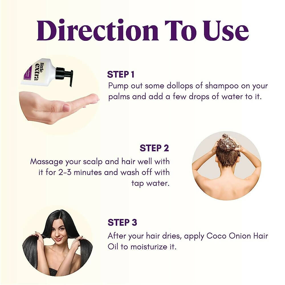 Little Extra Coco Onion Natural Shampoo - Distacart