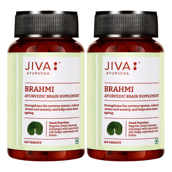 Jiva Ayurveda Brahmi Tablets - Distacart