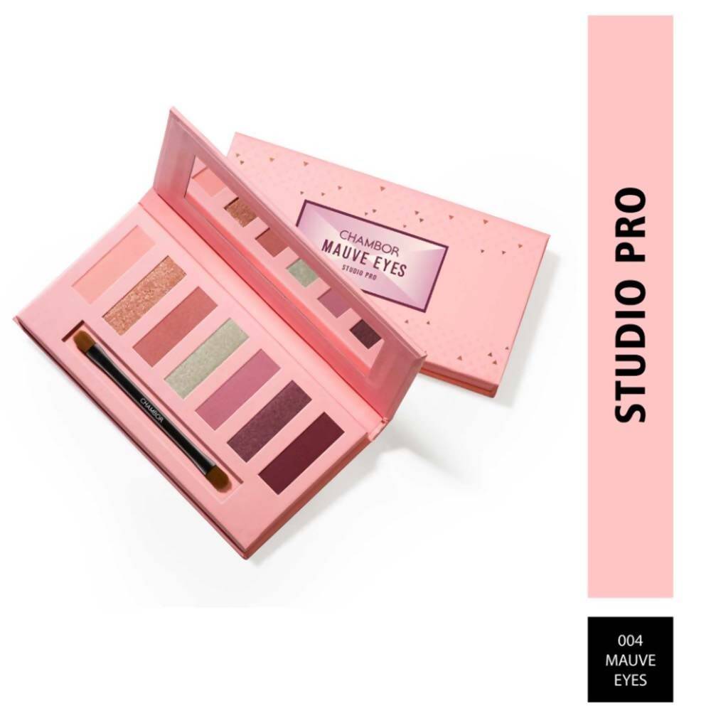 Chambor Studio Pro Eye Shadow Palette Makeup - 004 Mauve Eyes - Distacart