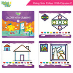 Thumbnail for Rising Star Fun Learning Senior KG Books Set of 6| Ages 5-6 Years| Alphabet Letters, Cursive Writing, Number, Colouring, Rhymes & Stories Book - Distacart