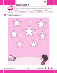 Thumbnail for Rising Star Preschool Fun Learning Worksheets And Assessment Books Set of 3 Ages 3-6 Years |Printable Worksheets for Kindergarten| - Distacart