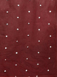 Thumbnail for Varanga Floral Embroidered Regular Chanderi Silk Zari Kurta with Trousers & Dupatta - Distacart