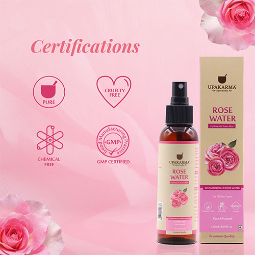 Upakarma Ayurveda Rose Water - Distacart