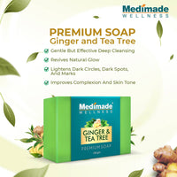 Thumbnail for Medimade Wellness Ginger & Tea Tree Premium Soap