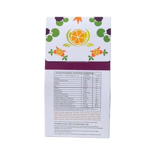 Panchamrit Eye Health Gummies-Orange Flavor - Distacart
