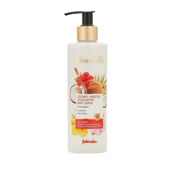 Fabessentials Coconut Hibiscus Cocoa Butter Body Lotion - Distacart