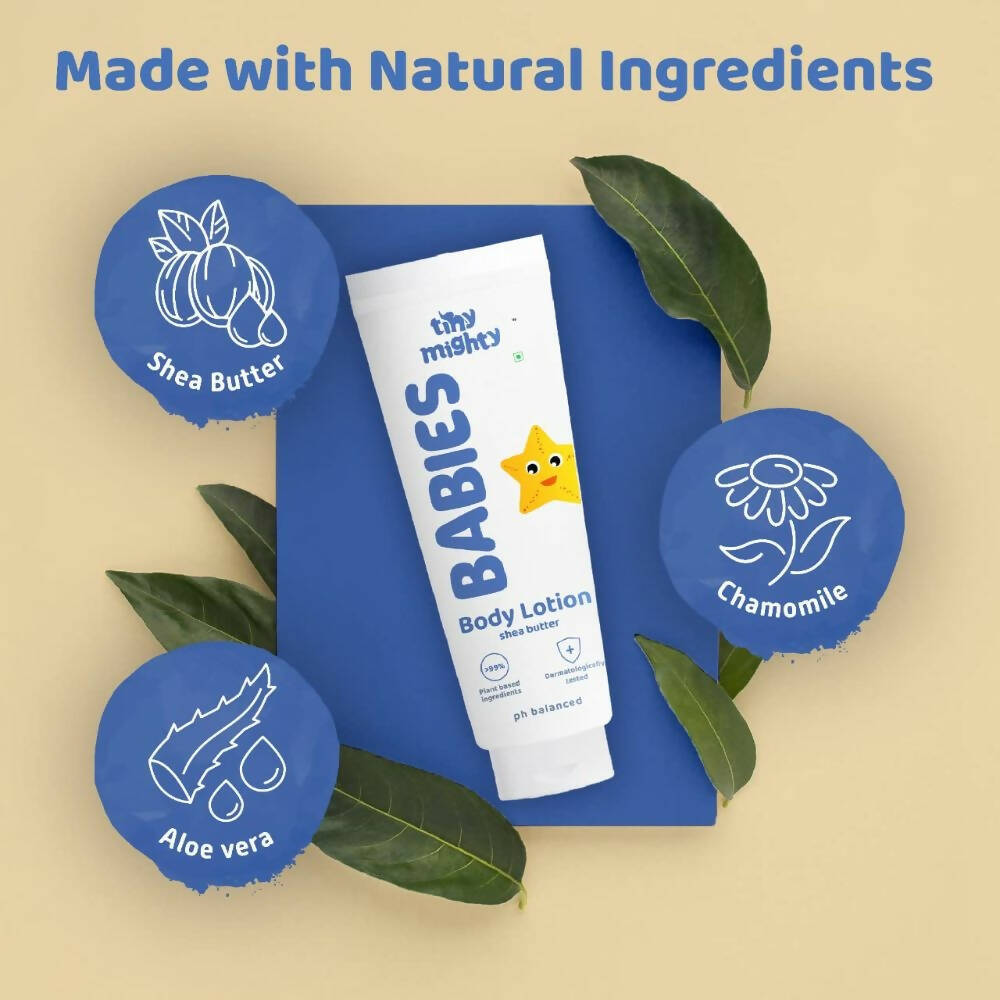 Tiny Mighty Baby Body Wash, Lotion & Shampoo Combo For Sensitive Skin of Kids - Distacart