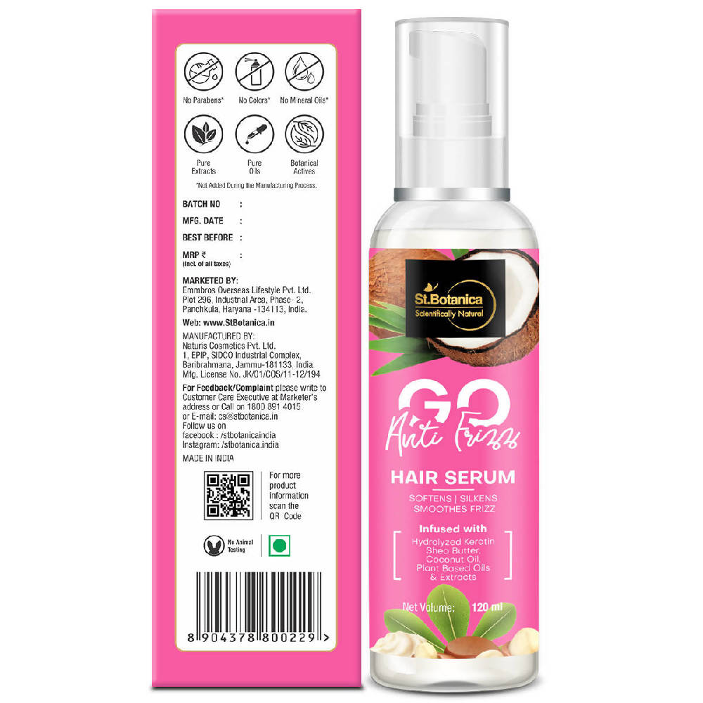 St.Botanica Go Anti Frizz Hair Serum