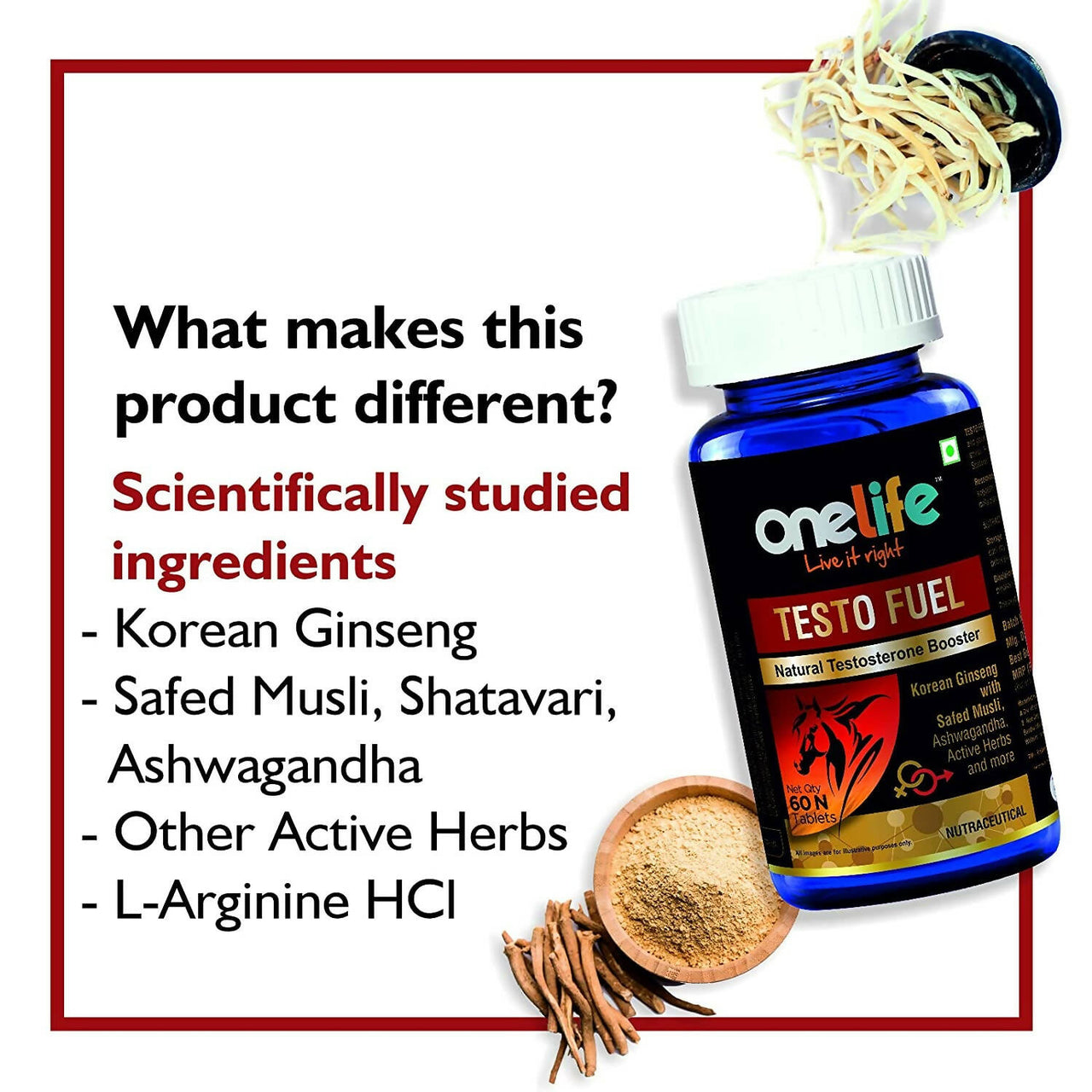 Onelife Testo Fuel Tablets - Distacart