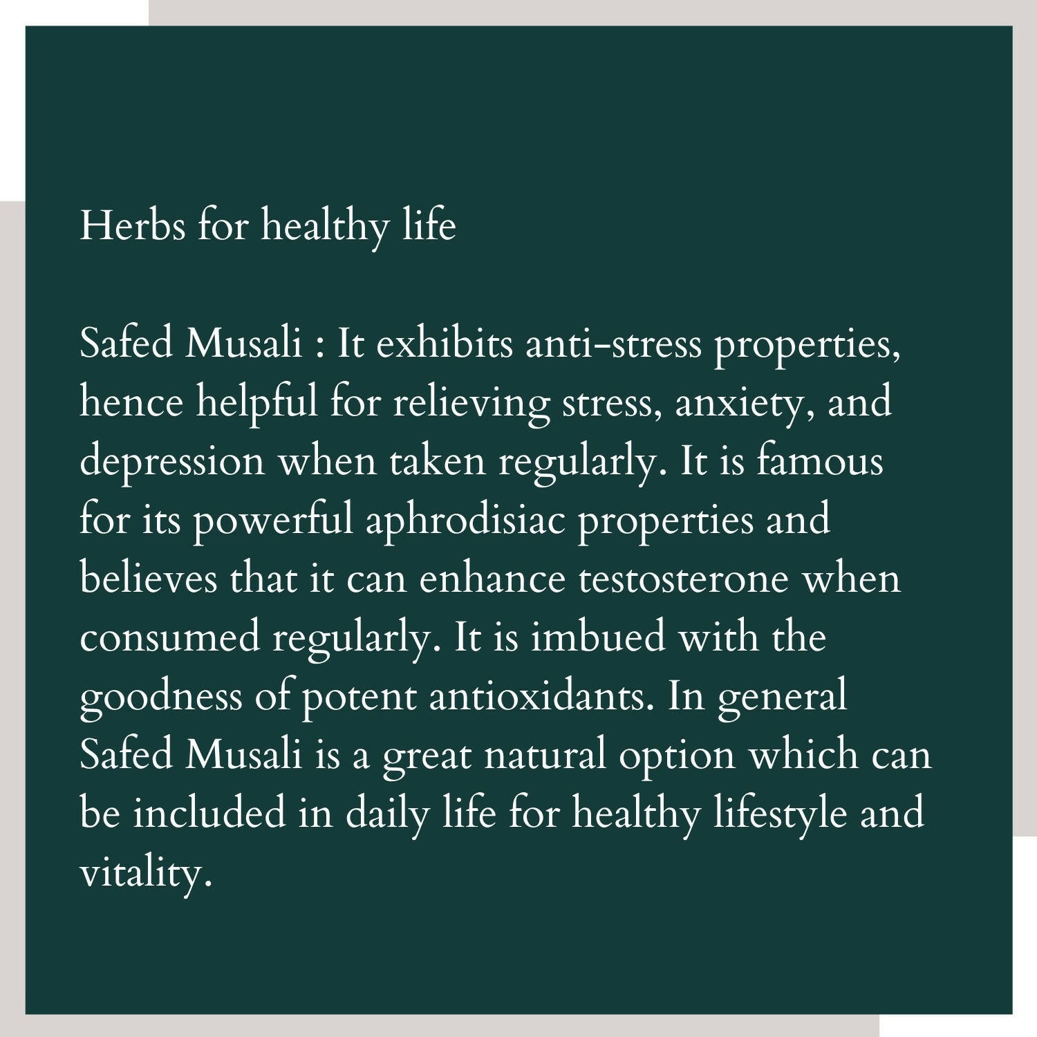 Satvi Wellness Ashwagandha Plus and Safed Musli Combo - Distacart