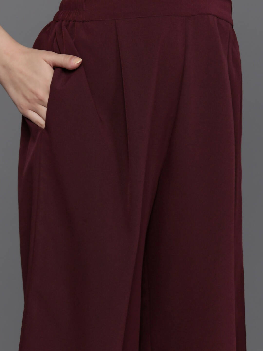 Ahalyaa Women Regular Kurta with Palazzos & With Dupatta - Brown Color - Distacart