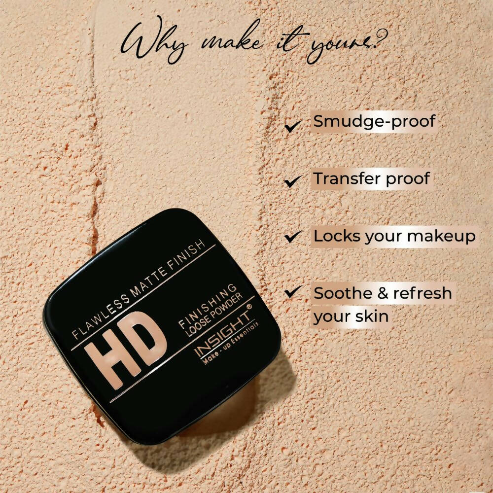 Insight Cosmetics HD Finishing Loose Powder - Light - Distacart