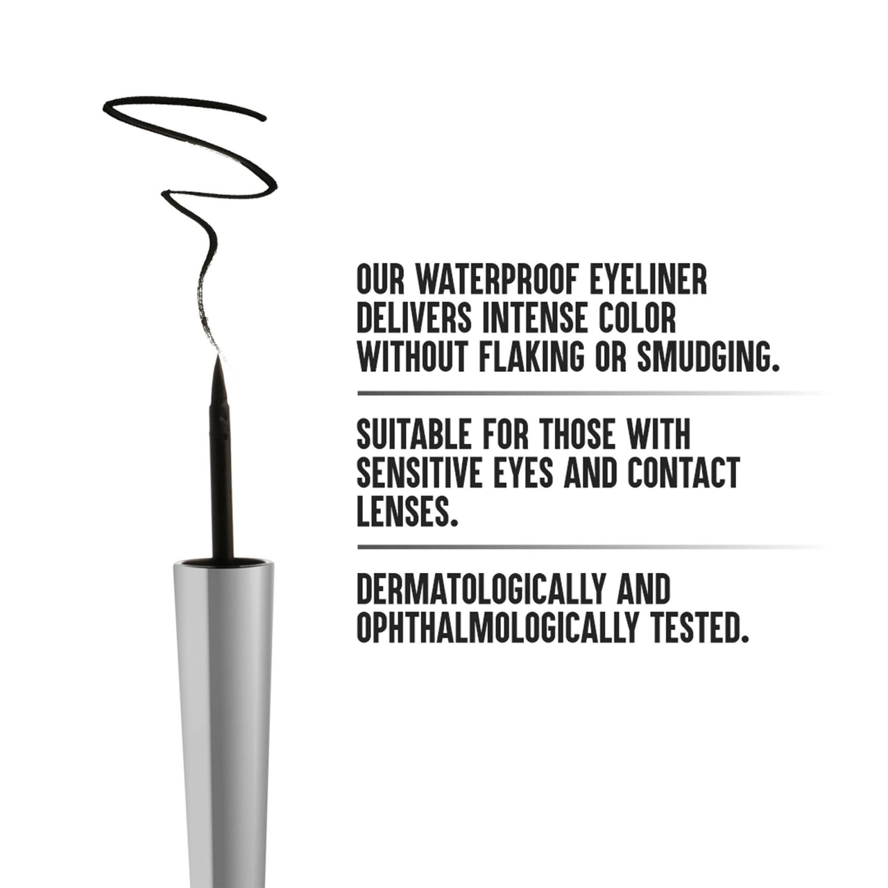 Colorbar Precision Waterproof Eyeliner (With Shiny Silver Cap) Eye Liner Black - Distacart