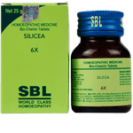 Thumbnail for SBL Homeopathy Silicea Biochemic Tablet 6X