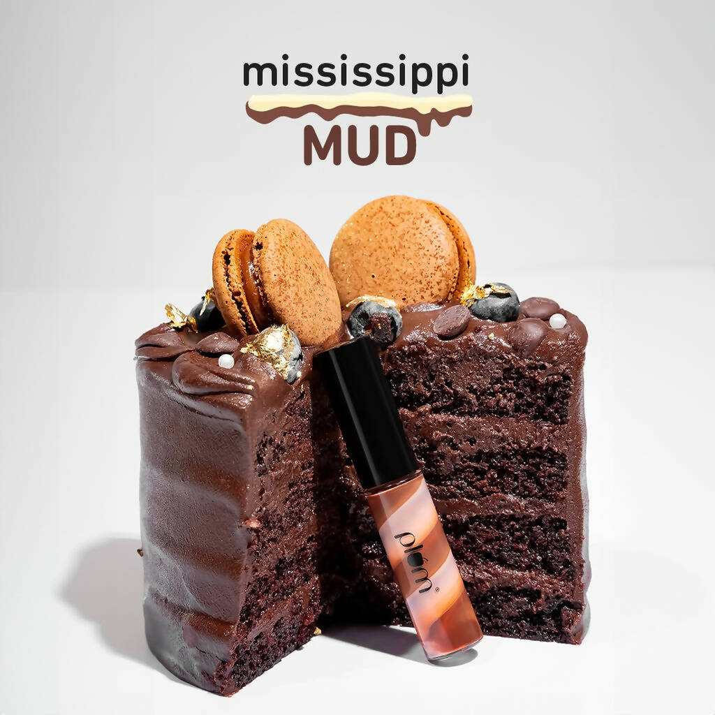 Plum Soft Swirl Lip Gloss 3 Shades In 1 & 126 Mississippi Mud - Distacart