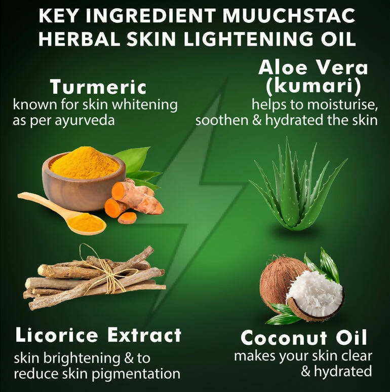 Muuchstac Herbal Skin Lightening Oil - Distacart