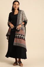 Thumbnail for Janasya Women's Black Rayon Solid Kurta With Dupatta - Distacart