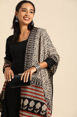 Thumbnail for Janasya Women's Black Rayon Solid Kurta With Dupatta - Distacart