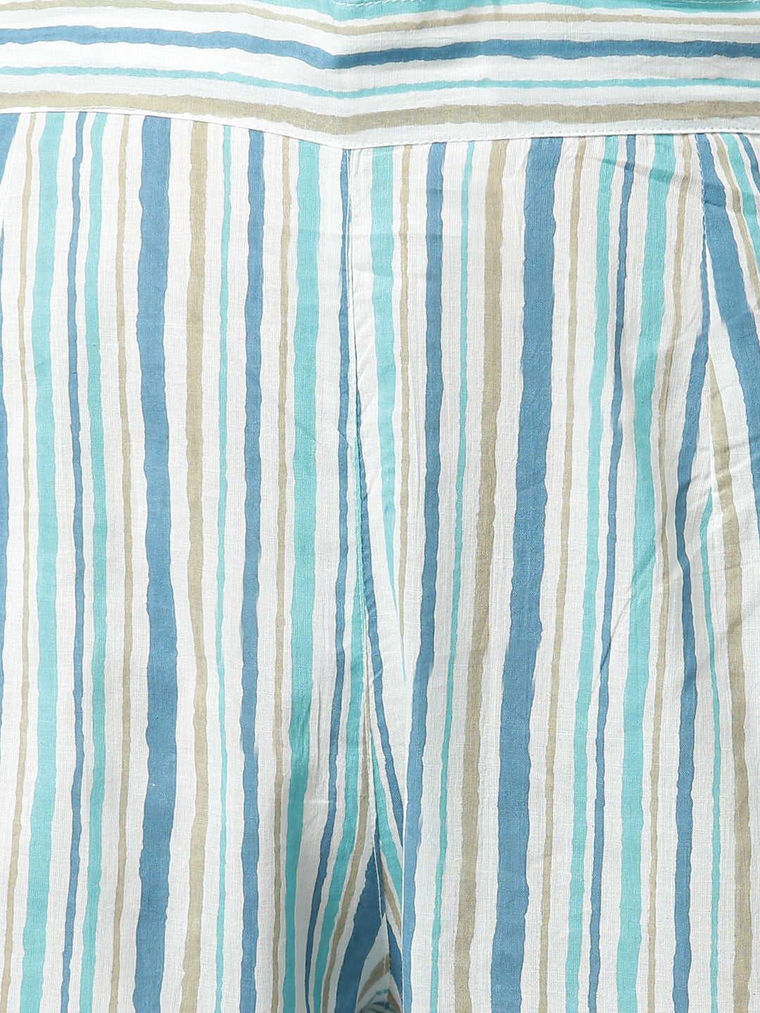 Janasya Women's Blue Cotton Floral Print Kurta With Pant And Dupatta - Distacart