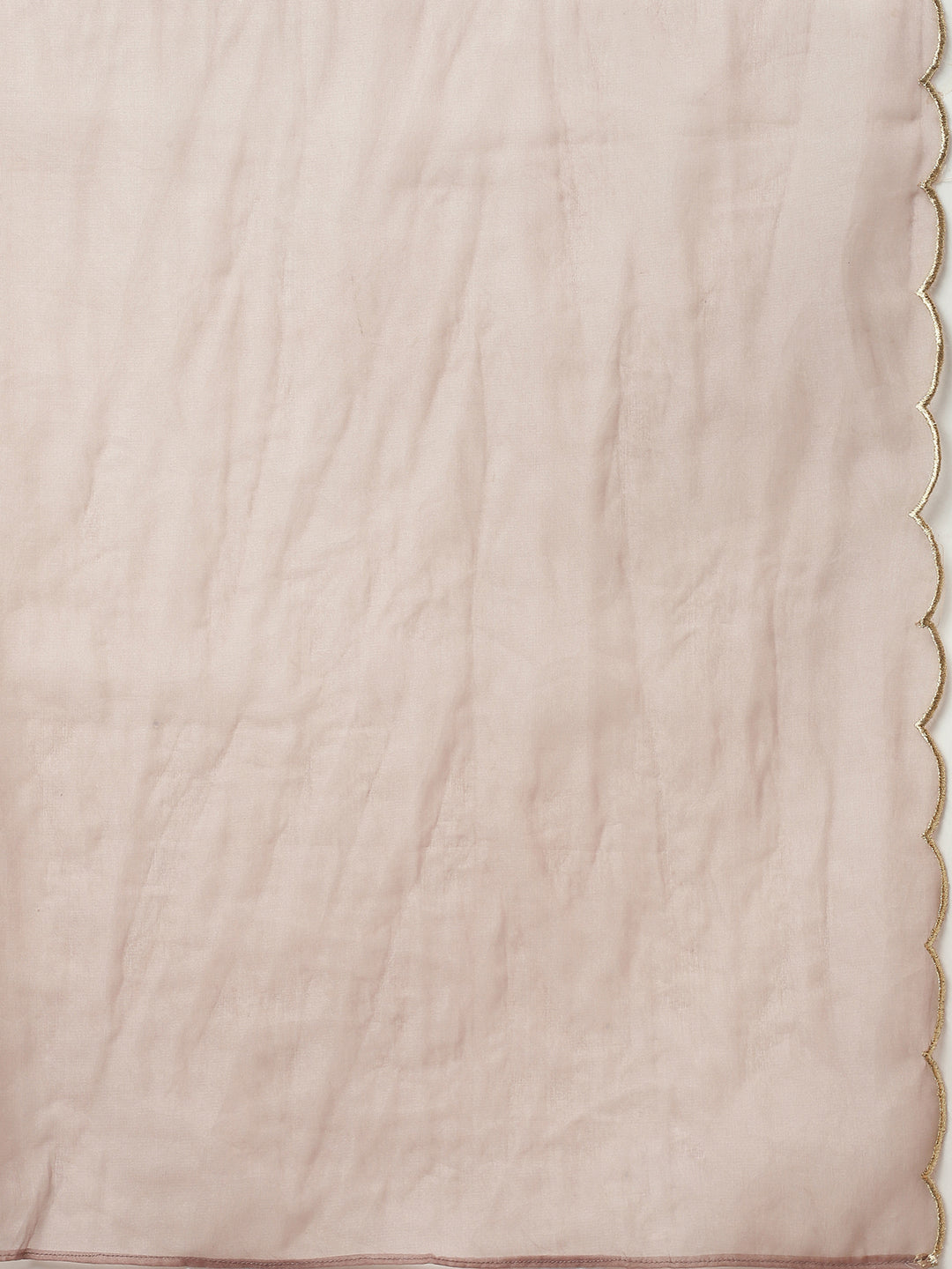 Janasya Women's Brown Chinon Solid Straight Festive Kurta Set - Distacart