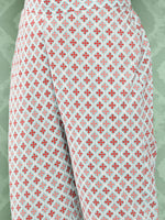 Thumbnail for Janasya Women's Sky Blue Cotton Ethnic Motifs Gathered Casual Kurta Set - Distacart