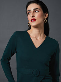 Thumbnail for Lyush Women Emerald Peplum Bodycon Dress - Distacart