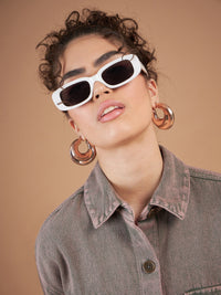 Thumbnail for Lyush Women Beige Washed Denim Shacket - Distacart
