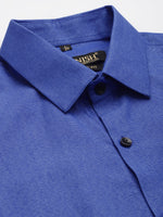 Thumbnail for Jainish Men's Solid Formal Cotton Shirt ( SF 788Blue ) - Distacart