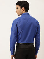 Thumbnail for Jainish Men's Solid Formal Cotton Shirt ( SF 788Blue ) - Distacart
