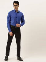 Thumbnail for Jainish Men's Solid Formal Cotton Shirt ( SF 788Blue ) - Distacart
