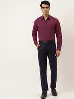 Thumbnail for Jainish Men's Solid Formal Cotton Shirt ( SF 788Wine ) - Distacart