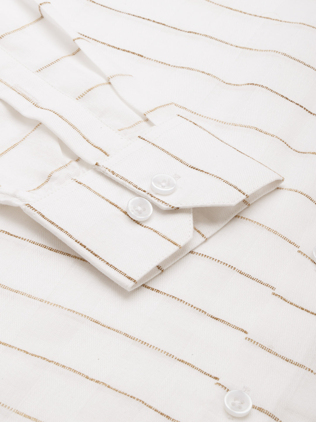 Jainish Men's Formal Cotton Horizontal Striped Shirt ( SF 790White ) - Distacart