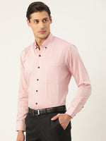 Thumbnail for Jainish Men's Solid Formal Cotton Shirt ( SF 792Magenta ) - Distacart