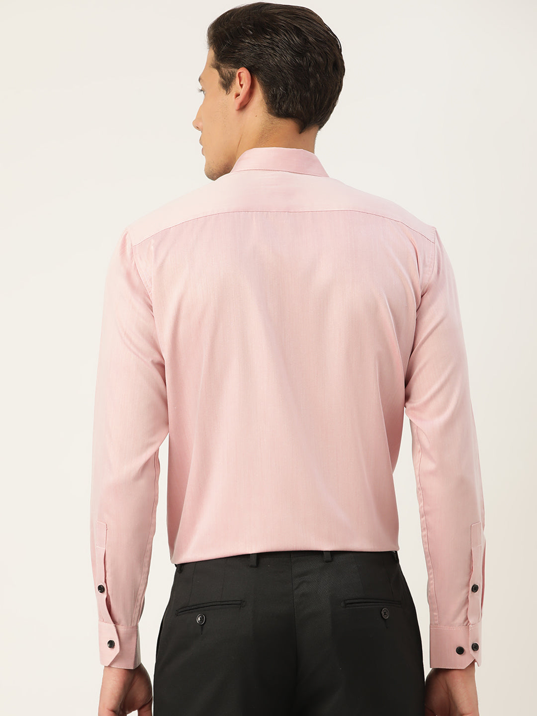 Jainish Men's Solid Formal Cotton Shirt ( SF 792Magenta ) - Distacart